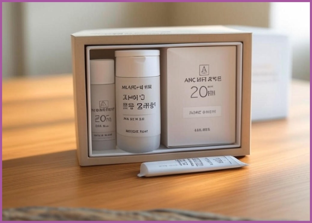 AHC 리뉴에이지 토탈 4종 + 아이크림 20ml 기프트 세트 - 이미지 1
