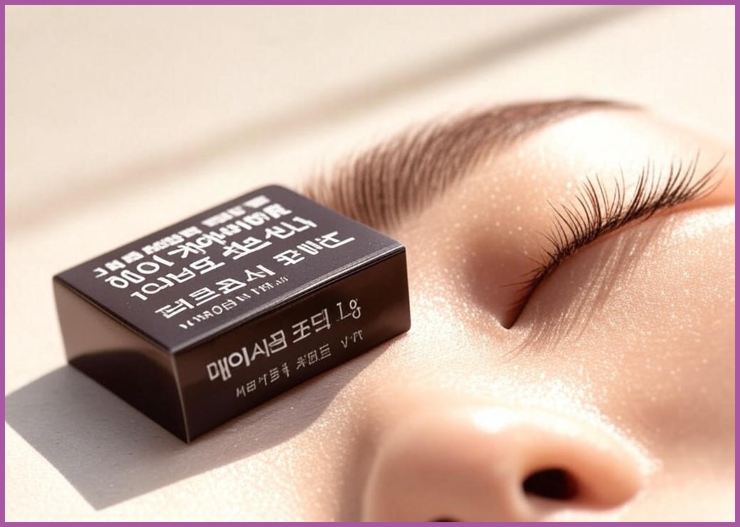 메이시크 롱픽스 핑거팁 눈썹 타투 아이브로우 틴트 1.2g, 다크브라운, 1개 - 이미지 1
